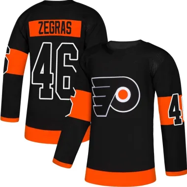 Authentic Trevor Zegras Black Philadelphia Flyers Alternate Jersey - Youth